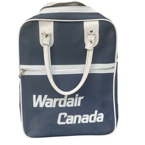 Wardair Vtg Canada Flight Bag Carry On Travel Tote Luggage Delivery